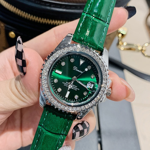 绿水鬼手表潮流大表盘女表个性