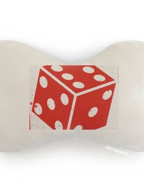 红色座椅礼物汽车头枕