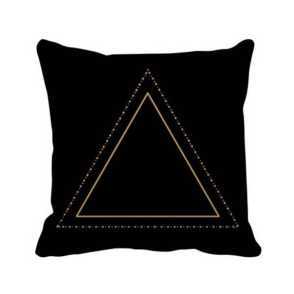 形状纹样三角符号组合方形抱枕靠枕沙发靠垫双面含芯礼物安全午睡