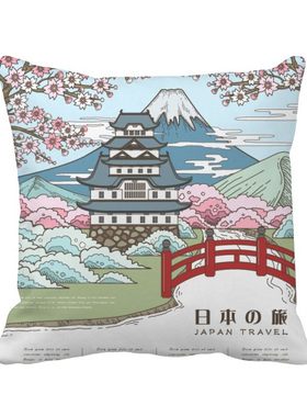 相扑沙发靠垫礼物方形抱枕