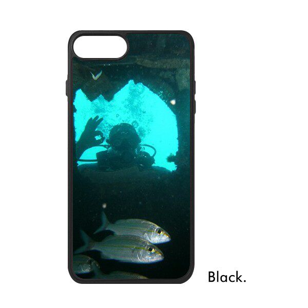 适用于iPhone光线鱼潜水人水自然Xr手机壳max保护套678plus硅胶11