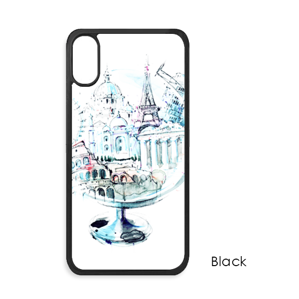 适用于iPhone敦眼埃菲尔铁塔Xr手机壳max手机保护套678plus硅胶11