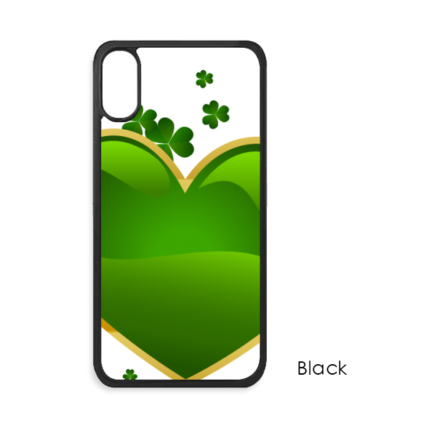 适用于iPhone金边心圣帕特里克节Xr手机壳max保护套678plus硅胶11