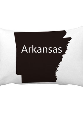 密苏里州美国地图轮廓抱枕靠枕腰枕沙发靠垫双面含芯礼物安全午睡
