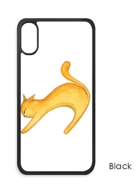 适用于iPhone吉那些猫之橙色猫咪Xr手机壳max保护套678plus硅胶11