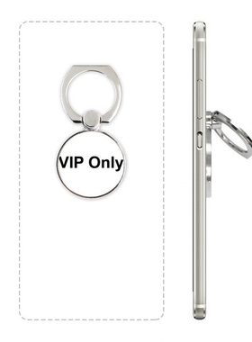 VIP通道黑色警示标志手机支架指环多功能黏贴懒人桌面支撑礼品