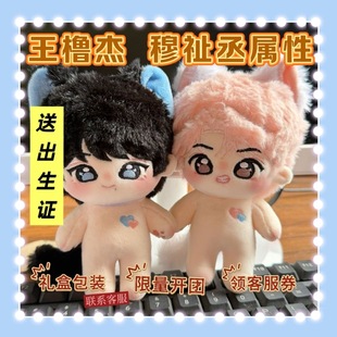 【出生证】TF家族四代王橹杰穆祉丞属性10cm正常体棉花娃娃礼物
