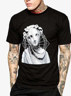 【现货】市井店 Black Scale 美版潮牌嘻哈街舞滑板Vestalis T恤