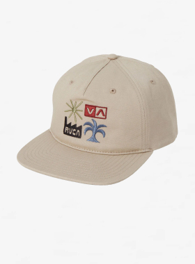 【代购】市井店 RVCA 美版潮牌嘻哈街舞滑板Mirage平檐棒球帽