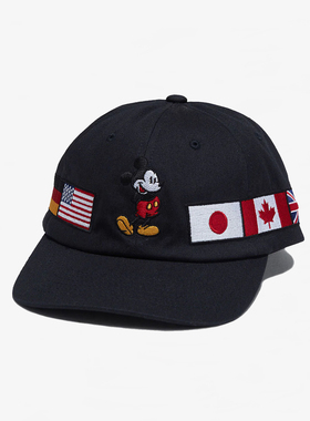 【代购】市井店 HUF x Disney 美版潮牌卡通滑板MickeyTour棒球帽