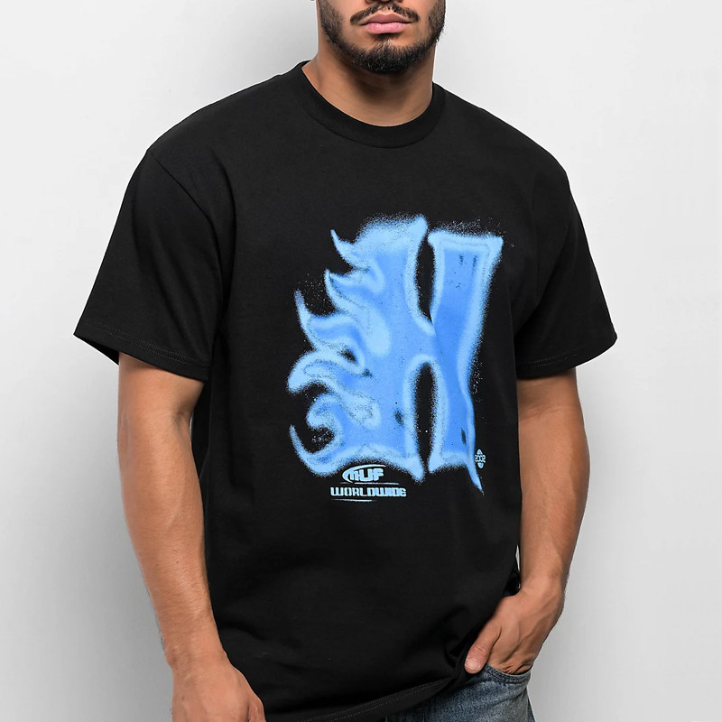 HUF街头潮流进口印花T恤