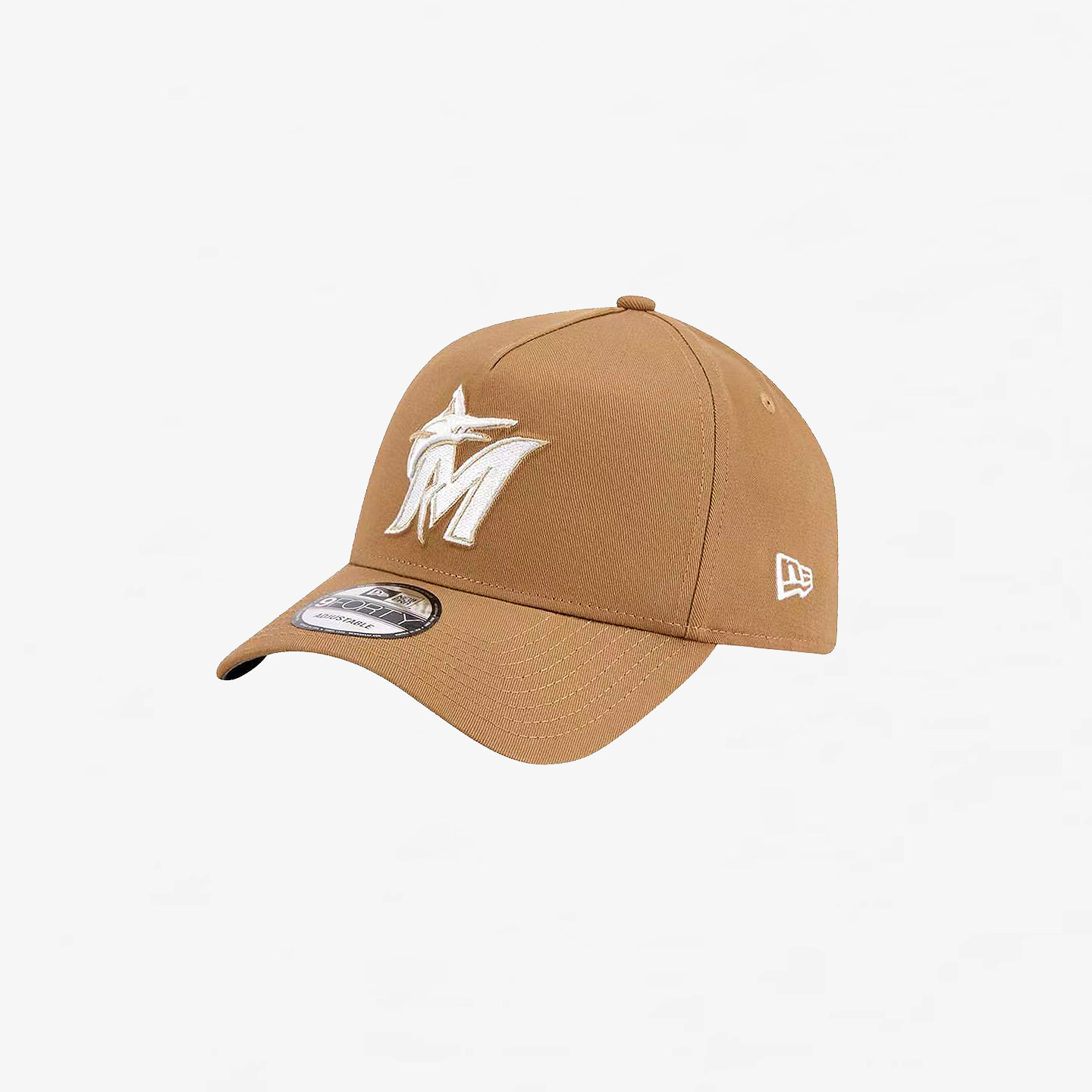 【代购】市井店 MLB x NE 美版潮牌嘻哈马林鱼队A-Frame棒球帽