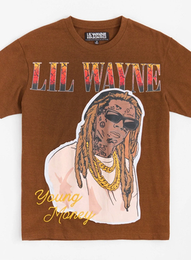 【代购】市井店 Reason x Lil Wayne 美版潮牌嘻哈Young MoneyT恤