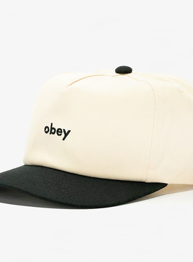 【代购】市井店 Obey 美版潮牌嘻哈街舞滑板Lowercase复古棒球帽
