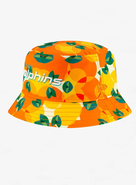 【代购】市井店 NFL x NE 美版潮牌海豚队Citrus Bucket渔夫帽