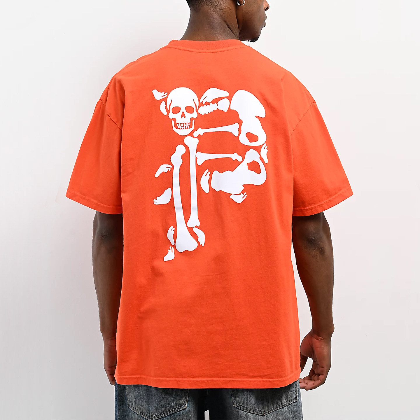 【代购】市井店 Primitive 美版潮牌嘻哈街舞滑板Dirty BonesT恤