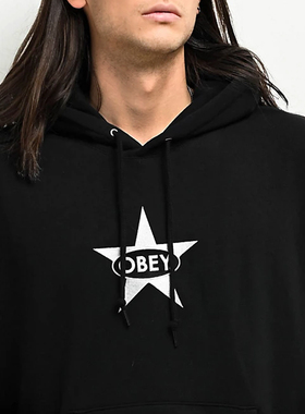 【代购】市井店 Obey 美版潮牌嘻哈街舞滑板Empire连帽卫衣