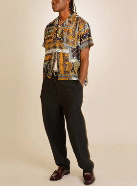 【代购】市井店 Obey 美版潮牌嘻哈街舞u滑板Archie印花衬衫