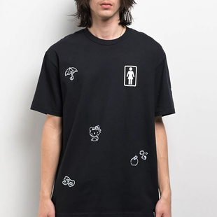 Girl Hello 美版 市井店 Kitty 潮牌50thAnniversaryT恤 代购