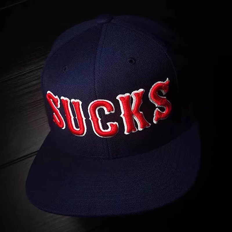 【现货】市井店 CLSC 美版潮牌嘻哈街舞滑板街头SUCKS平檐棒球帽