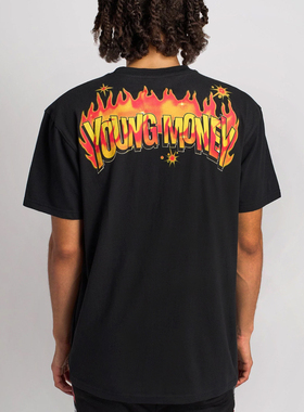 【代购】市井店 Reason x Lil Wayne美版潮牌嘻哈街舞滑板印花T恤