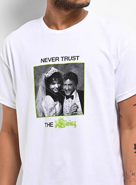 【代购】市井店 Welcome x Beetlejuice 美版潮牌Never TrustT恤