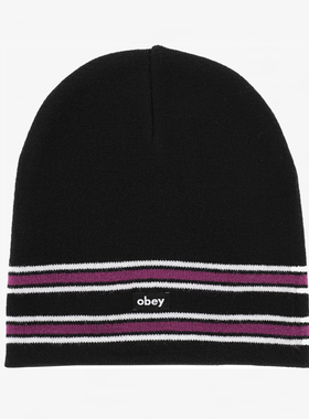 【现货】市井店 Obey 美版潮牌嘻哈街舞滑板Bass毛线帽冷帽