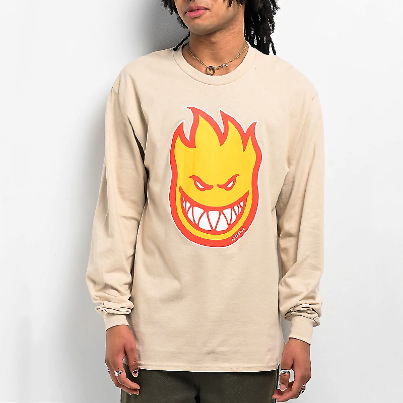 【代购】市井店 Spitfire 美版潮牌嘻哈街舞滑板Bighead长袖T恤