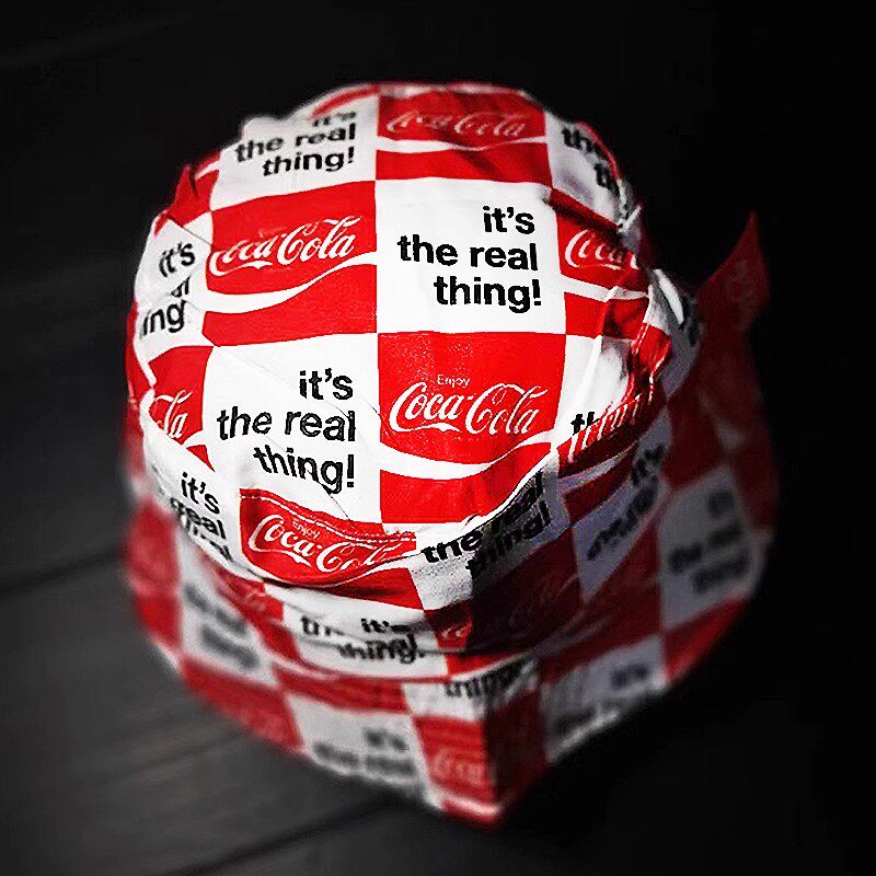 Coca-Cola街头潮流渔夫帽进口