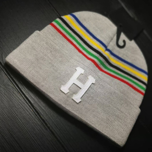 【现货】市井店 HUF 美版潮牌嘻哈街舞滑板Classic H冷帽毛线帽