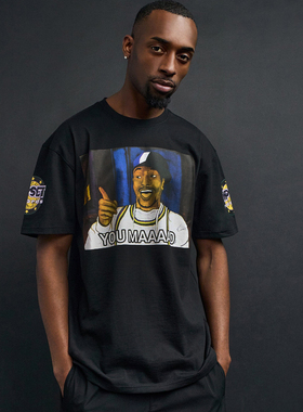 【代购】市井店 Reason x DIPSET 美版潮牌嘻哈滑板Mad SleeveT恤