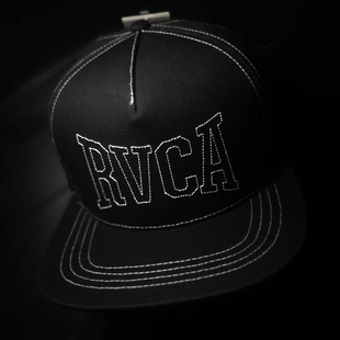 美版 RVCA 市井店 潮牌嘻哈街舞滑板冲浪Stitch缝线棒球帽 现货