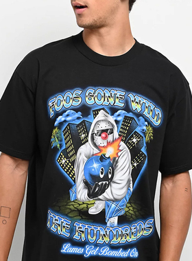 【代购】市井店 Foos Gone Wild x The Hundreds 美版潮牌滑板T恤