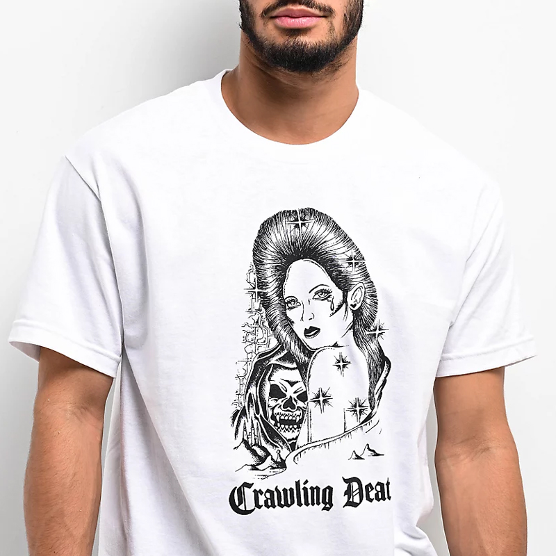 CrawlingDeath街头进口印花T恤
