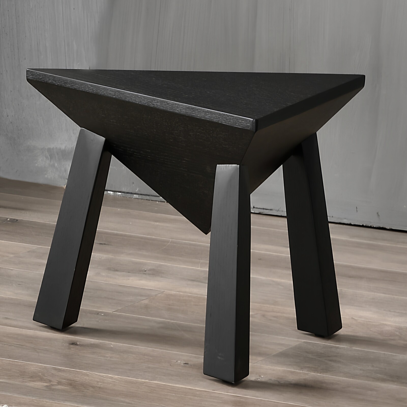 实木三角凳 个性创意换鞋凳现代简约餐桌凳小板凳三角形茶几边几