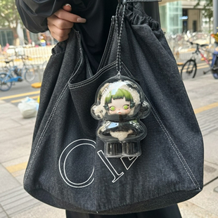 sp熊猫娃衣泡泡玛特熊怠怠保护套skullpanda保护壳衣服毛绒吊卡