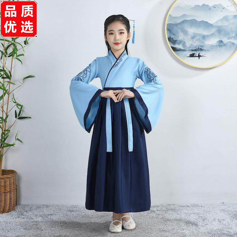 汉服男童国学服中国风古图片