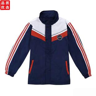 厦门市思明区同安区中学生带帽子棉衣冲锋衣外套冬季校服加厚风衣