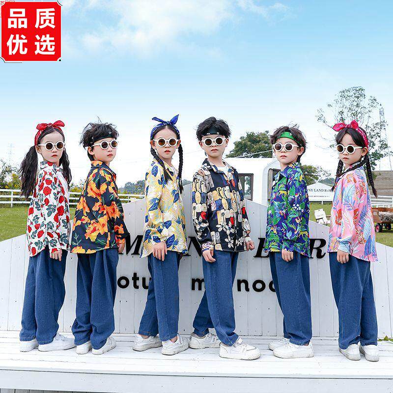 元旦港风花衬衣护花使者图片