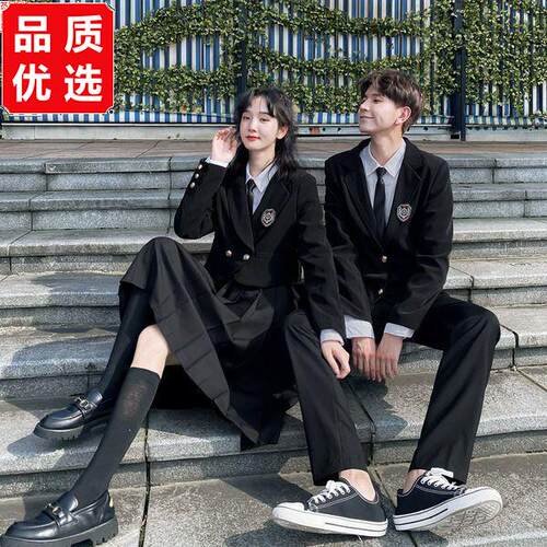 高中初中生班服春夏季套