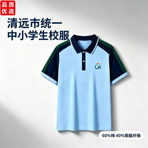 清远新款校服中小学生夏