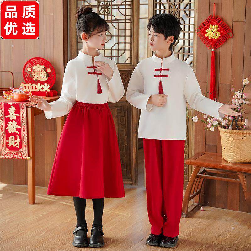 国庆儿童合唱演出服衣风图片