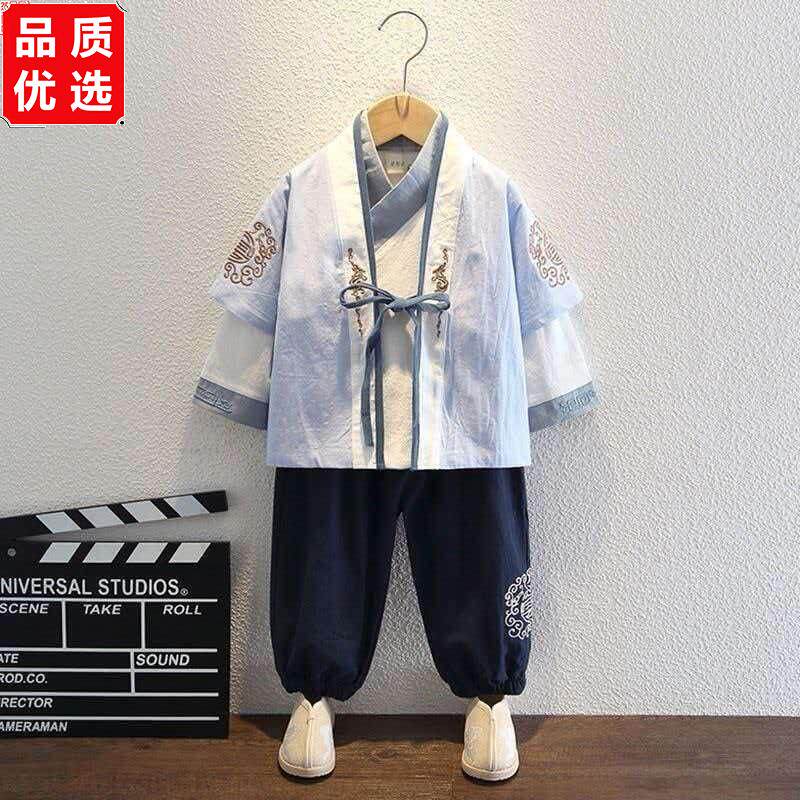 男童汉服儿唐装春秋古装图片