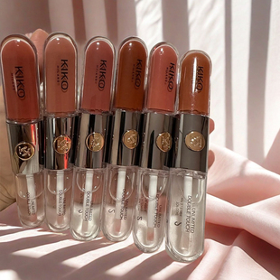 KIKO双头水光镜面/哑光唇釉透明唇蜜玻璃唇女不易沾杯掉色#103