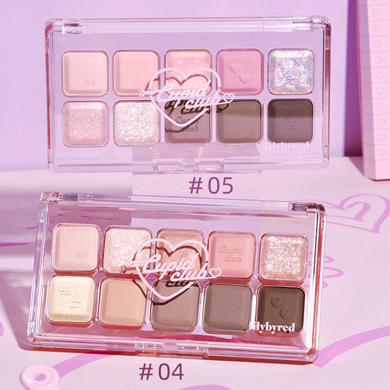 lilybyred10色眼影哑光大地色