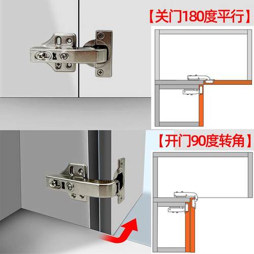 180度25mm厚门板90度转角铰链