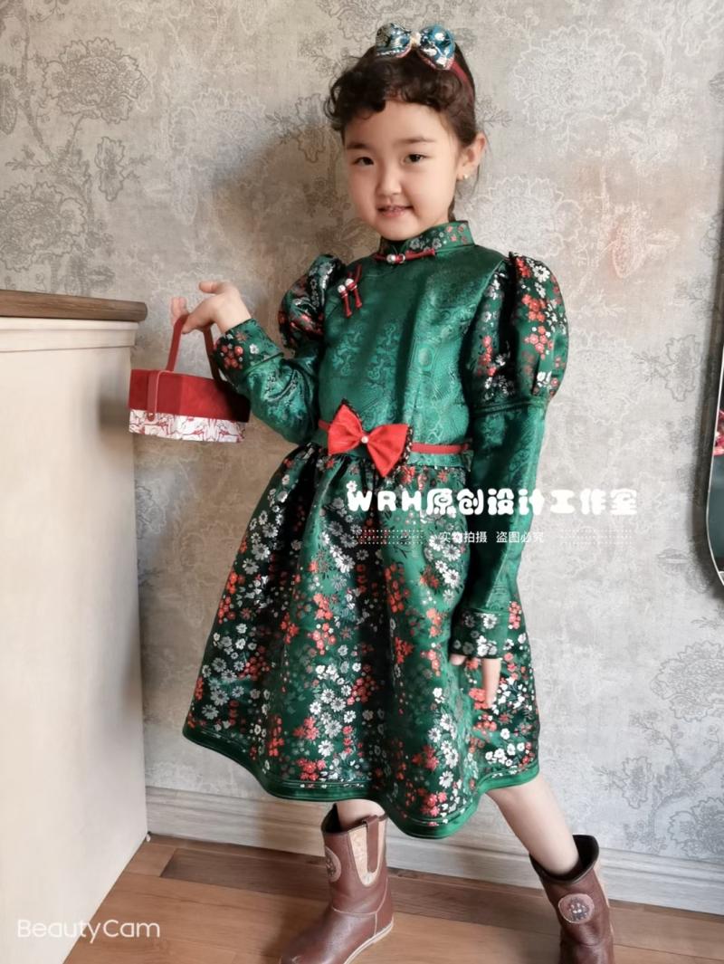 蒙古礼服童装宽松民族风
