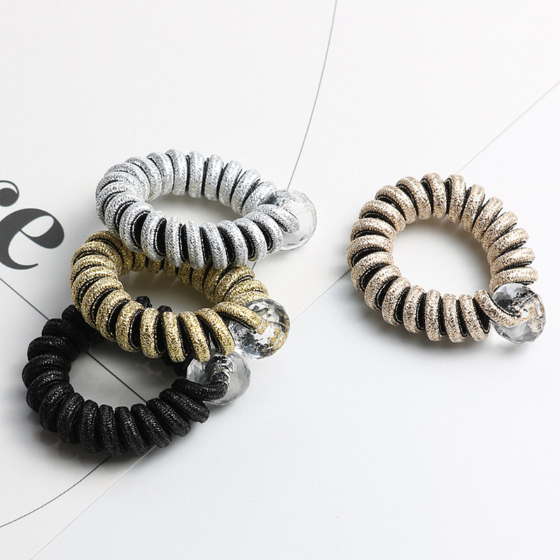 彩丝亮丝高弹力电话线发圈