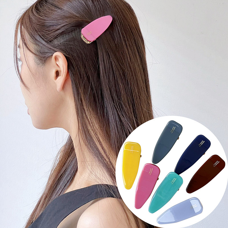 韩国FRANCE金标三角形鸭嘴夹发夹 法式侧边夹刘海夹 多巴胺糖果色,饰品/流行首饰/时尚饰品新,发饰,淘宝优惠券,粉丝福利购,淘宝优惠卷