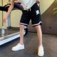 短裤 新款 男士 四分运动五分裤 2025 薄款 复古透气美式 宽松休闲夏季